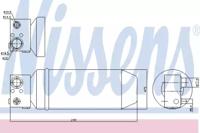 Nissens 95113 Осушувач кондиціонера