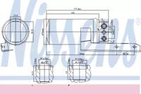 Nissens 95236 Осушувач кондиціонера