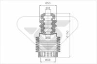 Hutchinson KP032 Odboj oslona amortyzatora Hutchinson KP032 Odboj oslona amortyzatora