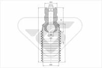 Hutchinson KP054 Комплект пилозахисний амортизатора
