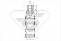 Hutchinson KP057 Комплект пилозахисний амортизатора