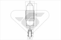 Hutchinson KP084 Комплект пилозахисний амортизатора Hutchinson KP084 Комплект пилозахисний амортизатора