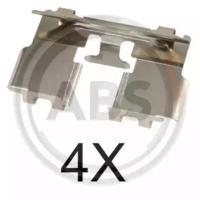 A.B.S. 1760Q Комплект монтажный дисковых тормозных колодок A.B.S. 1760Q Комплект монтажный дисковых тормозных колодок