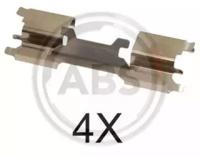 A.B.S. 1762Q Монтажний комплект гальмівних колодок