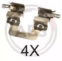 A.B.S. 1766Q Монтажний комплект гальмівних колодок