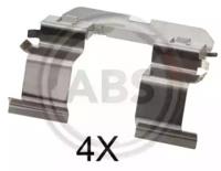 A.B.S. 1816Q Комплект монтажный дисковых тормозных колодок A.B.S. 1816Q Комплект монтажный дисковых тормозных колодок