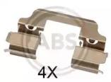 A.B.S. 1828Q Комплект монтажный дисковых тормозных колодок A.B.S. 1828Q Комплект монтажный дисковых тормозных колодок