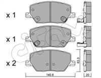 Cifam 822-1001-0 Brake pads Cifam 822-1001-0 Brake pads