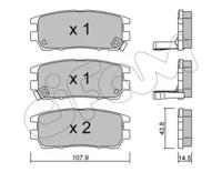 Cifam 822-151-0 Brake pads