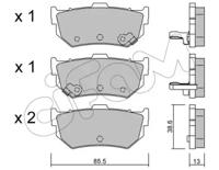 Cifam 822-169-0 Колодки гальмівні Cifam 822-169-0 Колодки гальмівні
