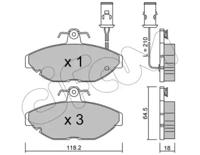 Cifam 822-191-0 Brake pads