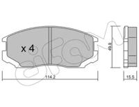 Cifam 822-221-0 Колодки гальмівні Cifam 822-221-0 Колодки гальмівні