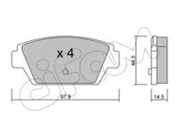 Cifam 822-226-0 Колодки гальмівні