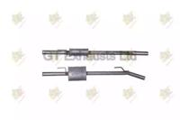 GT Exhausts GRN813 Середній глушник вихлопних газів GT Exhausts GRN813 Середній глушник вихлопних газів