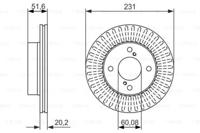 Bosch 0 986 479 778 Brake disc Bosch 0 986 479 778 Brake disc
