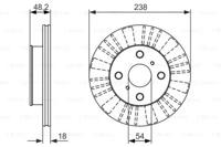 Bosch 0 986 479 862 Диск гальмівний