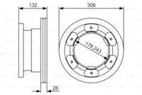 Bosch 0 986 479 A35 Brake disc