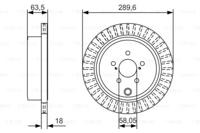 Bosch 0986479A83 Brake disc Bosch 0986479A83 Brake disc