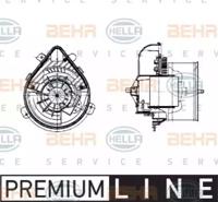 Hella 8EW 009 159-271 Вентилятор салона Hella 8EW 009 159-271 Вентилятор салона