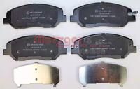 Metzger 1170205 Brake pads