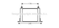 Ava FT3117 Радиатор масляный