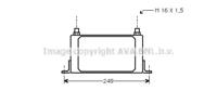 Ava FT3137 Масляний радіатор АКПП