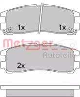 Metzger 1170413 Колодки гальмівні