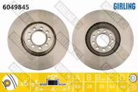 Girling 6049845 Диск гальмівний
