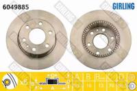 Girling 6049885 Brake disc