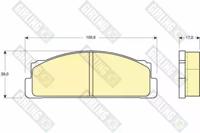 Girling 6101063 Колодки гальмівні Girling 6101063 Колодки гальмівні