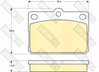Girling 6102959 Колодки гальмівні