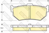 Girling 6103729 Колодки гальмівні