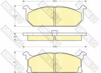 Girling 6103829 Колодки гальмівні