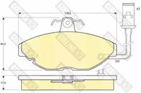 Girling 6104281 Brake pads