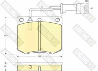 Girling 6106931 Колодки тормозные Girling 6106931 Колодки тормозные