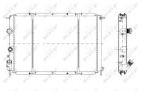 NRF 58106 Радіатор охолодження двигуна NRF 58106 Радіатор охолодження двигуна
