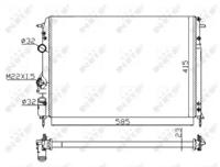 NRF 58175A Радіатор