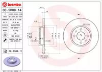Brembo 08.5086.14 Brake disc