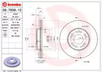 Brembo 09.7939.10 Диск гальмівний Brembo 09.7939.10 Диск гальмівний