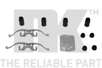 NK 79191849 Монтажний комплект гальмівних колодок