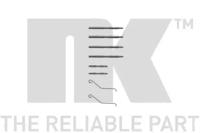 NK 7923044 Монтажний комплект гальмівних колодок