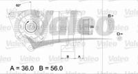 Valeo 436718 Alternator assy