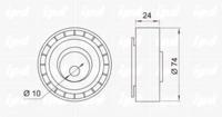 IPD 14-0881 Ролик натяжной ремня ГРМ IPD 14-0881 Ролик натяжной ремня ГРМ