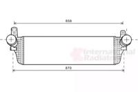 Van Wezel 58004313 Радіатор інтеркулера