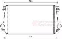 Van Wezel 58004368 Радіатор інтеркулера