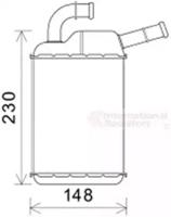 Van Wezel 58006355 Радіатор пічки