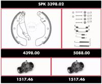 Roadhouse SPK 3398.02 Комплект колодок циліндрів і пружин барабанного гальма