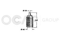 Ocap 1211070 Пильник рульової рейки Ocap 1211070 Пильник рульової рейки