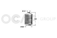 Ocap 1211118 Пильник рульової рейки