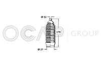 Ocap 1211153 Пильник рульової рейки